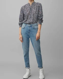 Marc O'Polo Chemises|Chemise imprimée floral bleue