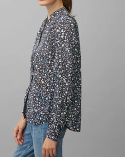 Marc O'Polo Chemises|Chemise imprimée floral bleue