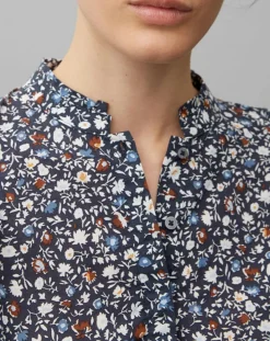 Marc O'Polo Chemises|Chemise imprimée floral bleue