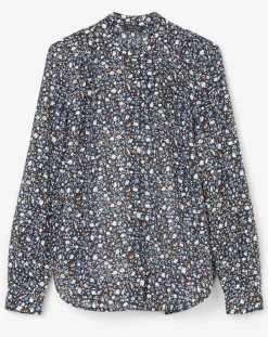 Marc O'Polo Chemises|Chemise imprimée floral bleue