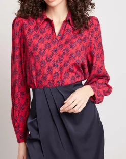 An'ge Chemises|Chemise Karamel rouge