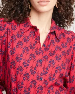 An'ge Chemises|Chemise Karamel rouge