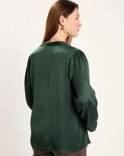 Lauren Vidal Chemises|Chemise Kyllie verte