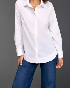 Lauren Vidal Chemises|Chemise Lansa blanche