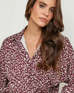 L'Armoire de Suzette Chemises|Chemise Leslie bordeaux