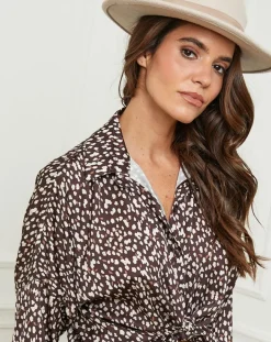 L'Armoire de Suzette Chemises|Chemise Leslie choco