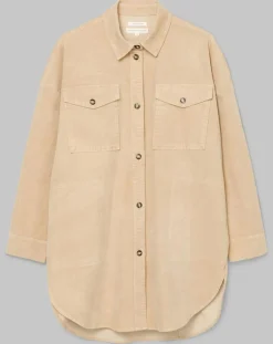 Marc O'Polo Chemises|Chemise longue Overshirt Loose beige