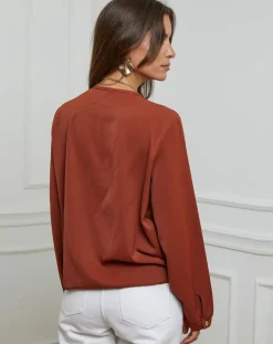 Alice & Charlotte Chemises|Chemise Louise tabac