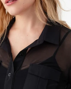 Indies Chemises|Chemise Mahaut noire