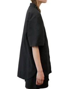 Marc O'Polo Chemises|Chemise manches larges poches noire