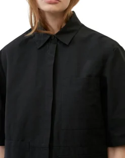 Marc O'Polo Chemises|Chemise manches larges poches noire