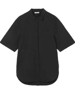 Marc O'Polo Chemises|Chemise manches larges poches noire