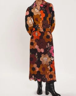 Manoush Chemises|Chemise Médiéval Patchwork imprimée multicolore