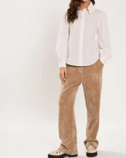 Manoush Chemises|Chemise Médiéval Patchwork écrue