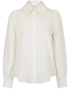 Manoush Chemises|Chemise Médiéval Patchwork écrue