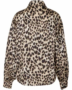 Manoush Chemises|Chemise Panthère Coeur léopard