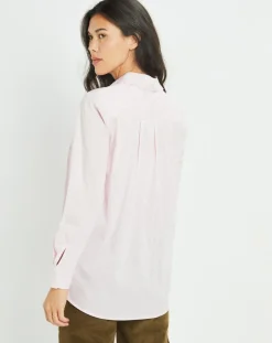 Lauren Vidal Chemises|Chemise Plume rose pâle