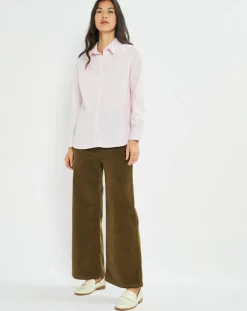 Lauren Vidal Chemises|Chemise Plume rose pâle