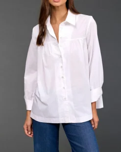 Lauren Vidal Chemises|Chemise Risa blanche