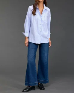 Lauren Vidal Chemises|Chemise Risa ciel