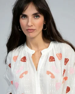 An'ge Chemises|Chemise Sapy ecrue