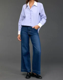 Lauren Vidal Chemises|Chemise Sari ciel