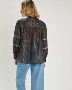 An'ge Chemises|Chemise Sarika noire