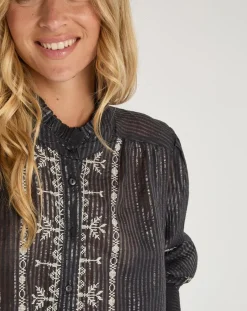 An'ge Chemises|Chemise Sarika noire