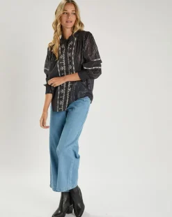 An'ge Chemises|Chemise Sarika noire