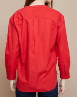 Mare di Latte Chemises|Chemise Sera Popeline rouge