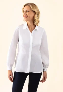 Bleu Blanc Rouge Chemises|Chemise Sharlene blanc