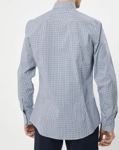 Hackett London Chemises|Chemise Slim Fit carreaux bleue