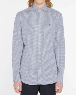 Hackett London Chemises|Chemise Slim Fit carreaux bleue
