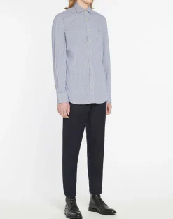 Hackett London Chemises|Chemise Slim Fit carreaux bleue