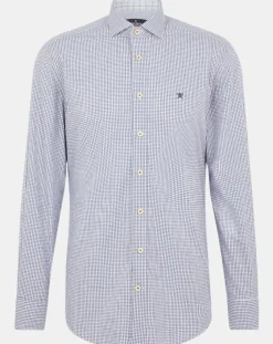Hackett London Chemises|Chemise Slim Fit carreaux bleue
