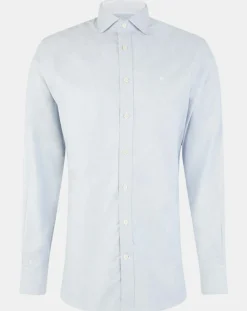 Hackett London Chemises|Chemise Slim Fit Texturée bleu clair