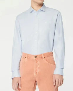 Hackett London Chemises|Chemise Slim Fit Texturée bleu clair