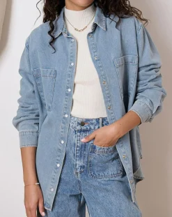 Garance Paris Chemises|Chemise Teo bleue