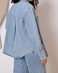 Garance Paris Chemises|Chemise Teo bleue