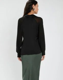 Lauren Vidal Chemises|Chemise Vega noire