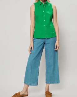J.Crew Chemises|Chemise Weston Stretch verte