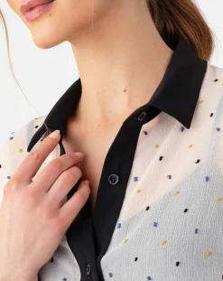 Indies Chemises|Chemise Ysee plumetis