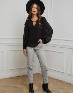 Alice & Charlotte Chemises|Chemisier Charlotte noir