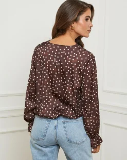 L'Armoire de Suzette Chemises|Chemisier Emma choco