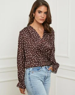 L'Armoire de Suzette Chemises|Chemisier Emma choco