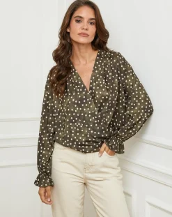 L'Armoire de Suzette Chemises|Chemisier Emma kaki