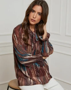 Alice & Charlotte Chemises|Chemisier Lola chocolat