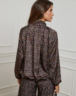 Alice & Charlotte Chemises|Chemisier Tycia noir