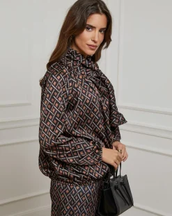 Alice & Charlotte Chemises|Chemisier Tycia noir