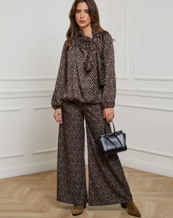 Alice & Charlotte Chemises|Chemisier Tycia noir